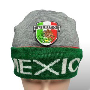 Mexico Winter Beanie Hat - Gray